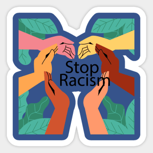 Stop Racism Sticker